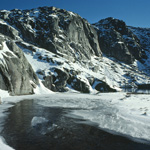 Blue Lake occupies a glacier-carved cirque near Mount Kosciuszko