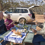 Enjoy a picnic lunch at the Mallee Stop. Photograph © Boris Havlica